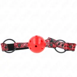 KINK Dijamant Uzorak Kuglasti Gag Model 1 - Podesiva Traka 42-60 cm, Lopta 4.5 cm