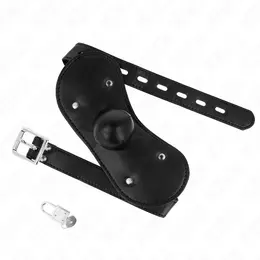 KINK Ball Gag Mouth Mask with Lock Adjustable 42-60cm - Secure Comfort Fit