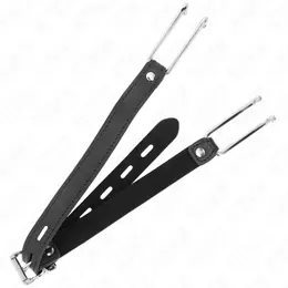 KINK Metalni Hook Gag 11.5 cm - Podesivi kaiš od veganske kože 39-58 cm