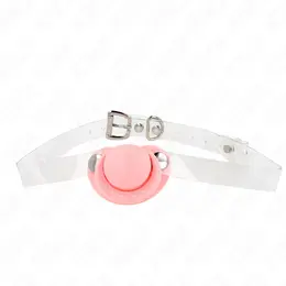 KINK Rozi Pacifier-Style Gag podesivi kaiš 5.5x4cm 43-60cm