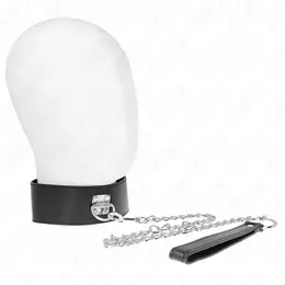 KINK Basic Model Ogrlica sa povodcem 65cm - Podesivi crni kožni set