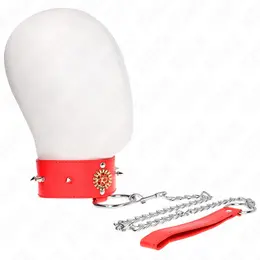 KINK Crveni dijamant ogrlica sa podesivim kaišem 65cm - Elegantan dizajn 35-51cm