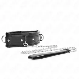 KINK Podesiva metalna ogrlica sa kaišem 65 cm - Model 1, opseg 36.5-50 cm