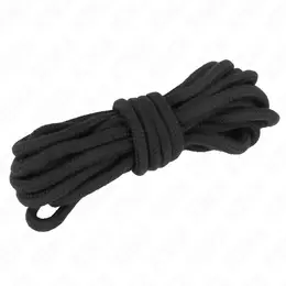 KINK Cotton Rope 10m Black - Soft Bondage Rope for Creative Restraint