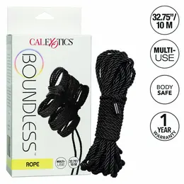 CalExotics Boundless Uže 10m Crno - Izdržljiv kanap za stezanje