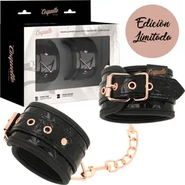 Coquette Chic Desire Black Edition Premium Vegan Leather Handcuffs