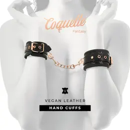 Coquette Chic Desire Black Edition Premium Vegan Leather Handcuffs