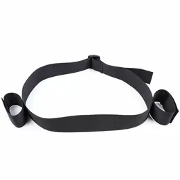 OHMAMA FETISH Adjustable Wrist & Waist Restraints Black Nylon One Size