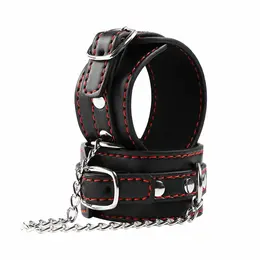 OHMAMA Simplicity Small Adjustable Wrist Cuffs PVC Black One Size