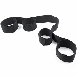 OHMAMA Fetish Soft Spreader Bar with Full Nylon Wrist Restraints 57cm