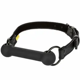 CalExotics Boundless Gag sa prečkom Podesivi silikonski sa veganskom trakom 7.5cm