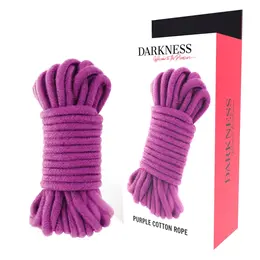 Darkness Japanese Cotton Rope 5m Purple - Soft Durable Bondage Cord