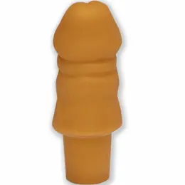 DIABLO PICANTE Gold Bottle Stopper - Metallic Decorative Plug, Universal Fit