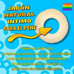 Diablo Picante Donut-Shaped Perfumed Soap for Men 100g Orange