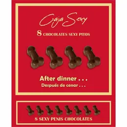 Diablo Picante Box of 8 Themed Chocolates - Elegant Gift Selection