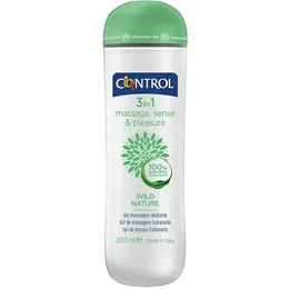 Control Wild Nature 3-in-1 Massage Gel 200ml - Prirodna formula