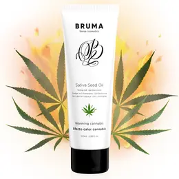 BRUMA Sativa Seed Oil Warming Intimate Gel Cannabis Aroma 100ml