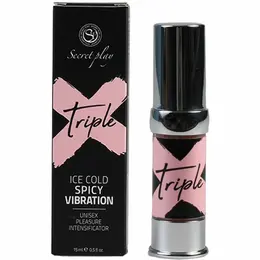 Secret Play Triple X Uniseks Gel Multi-Efekat Airless 15ml