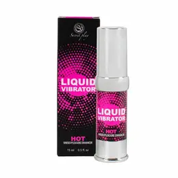 Secret Play Tečni Vibrator Intimni Gel Jagoda 15ml Veganski Airless