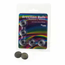 Taloka 5 Brazilskih Kuglica za Masažu Climax Efekat Intimni Gel Set