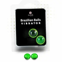 Secretplay Vibra Brazilian Balls Set - 2kom topljive kapsule za podmazivanje