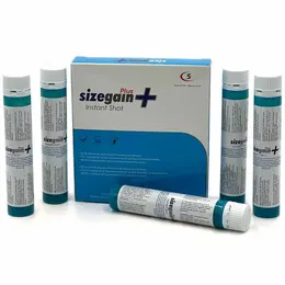 500 Cosmetics SizeGain Plus Instant Shot Male Energizer 5x10ml - Herbal Formula