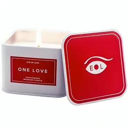 Eye of Love One Love masažna sveća 150ml – aroma citrusne ruže i jasmina