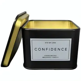 Eye of Love Confidence masažna sveća za muškarce 150ml – aroma mošusa i jasmina