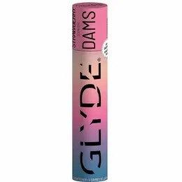 GLYDE Sheer Glyde lateks barijerne folije jagoda 25x15cm 4kom