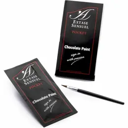 Extase Sensual body paint čokolada 10ml – krema bez ulja, putna veličina