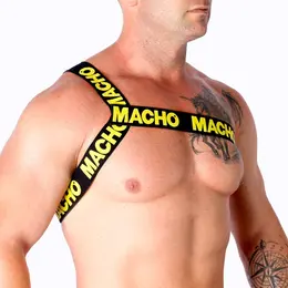Macho Roman pojas žuti L/XL – podesivi modni dodatak