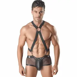 ANAIS MEN AXEL Model 1 Body Harness XXL/XXXL Black - Adjustable Design