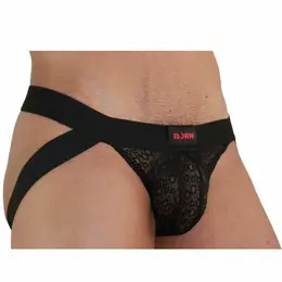 BURN 005 Jock Lingerie Black S - Premium Breathable Elastic Model