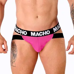 MACHO MX28FR Jockstrap XL Pink Neon - Anatomska Lycra podrška
