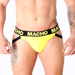 Macho MX25A Jock Likra Žuta S - Sportsko Prozračno Muško Donje Rublje