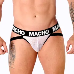 Macho MX26X1 Jockstrap Semi-Transparent Mesh White M