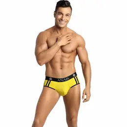 Anais Men Tokio Jock Bikini L Yellow - Modern Modal Briefs with Open Back