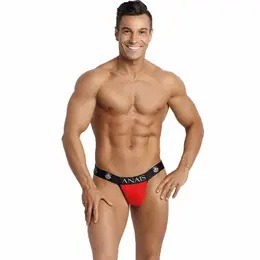 ANAIS MEN Soul Jock Strap S Red Microfiber Black Trim