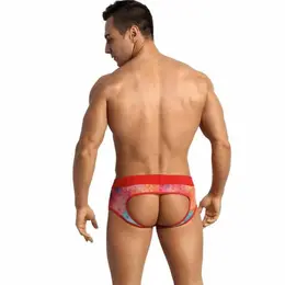 Anais Men Falcon Banana Print Lycra Jock Bikini L - Breathable Comfort