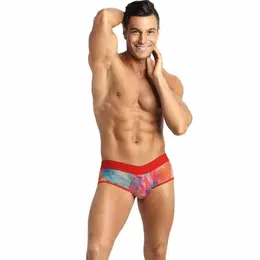 Anais Men Falcon Banana Print Lycra Jock Bikini L - Breathable Comfort