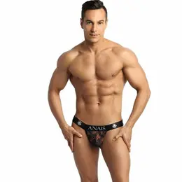 ANAIS MEN Chill Jock Strap L - Black Mesh with Colorful Print