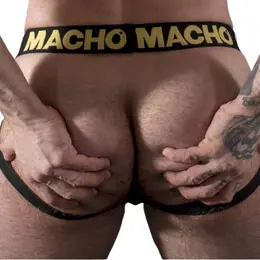 Macho MX25AC Intimni Jockstrap Žuta XL Sintetička Koža