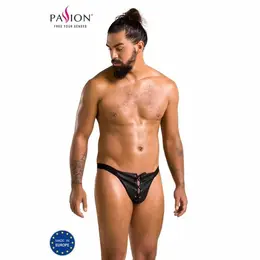Passion 044 Open Slip Men’s Briefs Black S/M - Modern Design, EU Quality