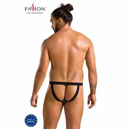 Passion 044 Open Slip Men’s Briefs Black S/M - Modern Design, EU Quality