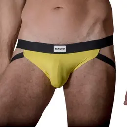 Macho MX22A Yellow Jacket Jockstrap L/XL - Anatomical Lycra System