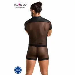 PASSION Michael Crni Set S/M - Moderni Poliuretanski Veš Proizveden u EU