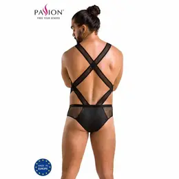 Passion Victor 045 Body Black S/M - Elegant Bodysuit EU Quality