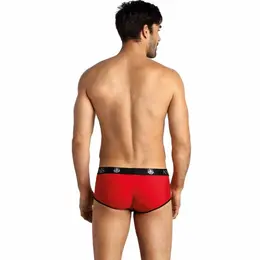 ANAIS Men Soul Brief S - Sportski Mikrofiber Crveno-Crni Donji Veš