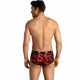 ANAIS MEN SAVAGE Sportske Gaćice XL Crveni Animal Print Mikrofiber