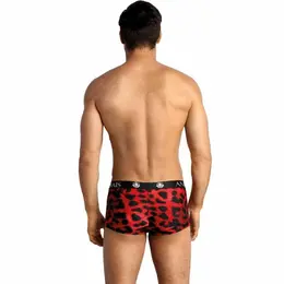 ANAIS MEN Savage Boxer S Crveni Mikrofiber Animal Print